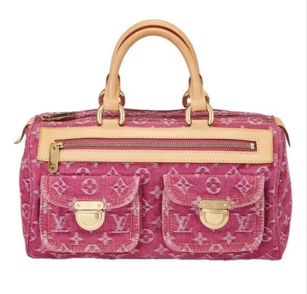 Rare Louis Vuitton baggy denim bag