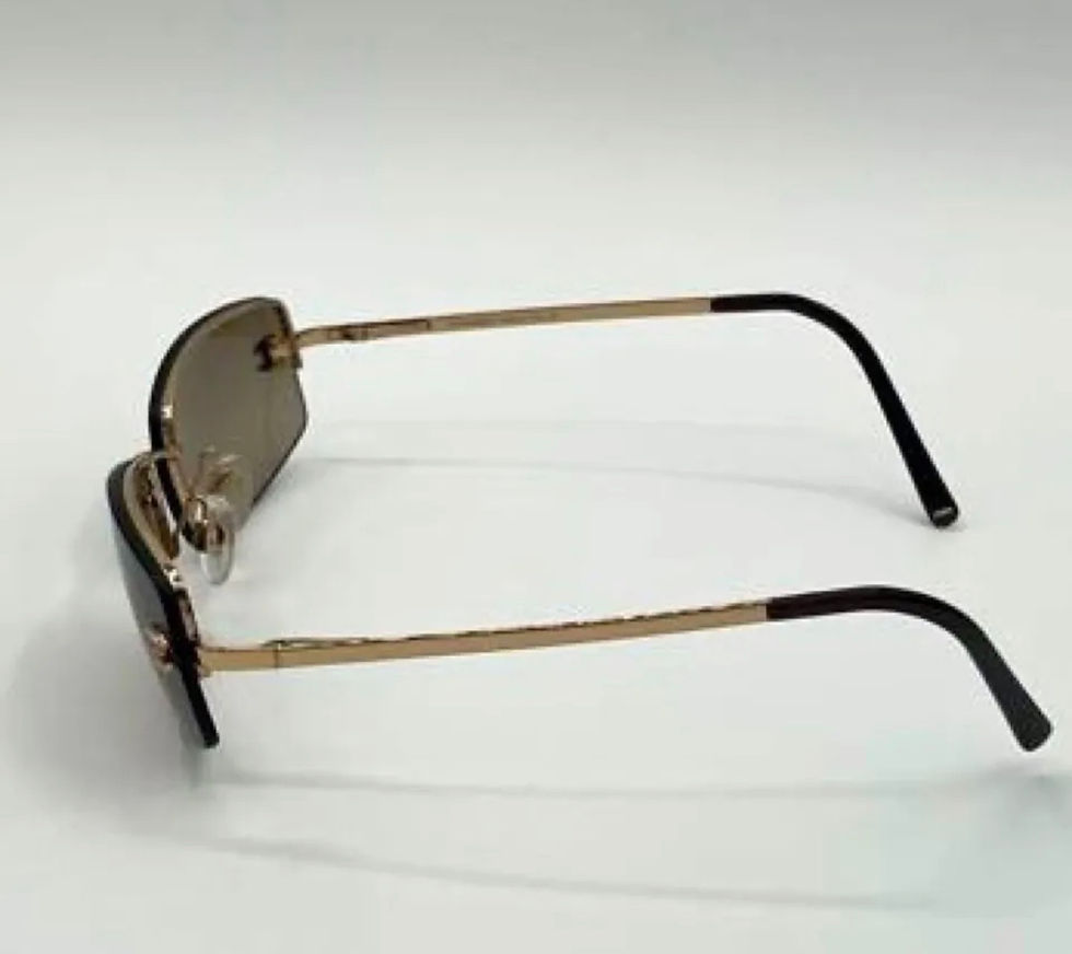 Thumbnail: Rare Chanel rhinestone sunglasses 