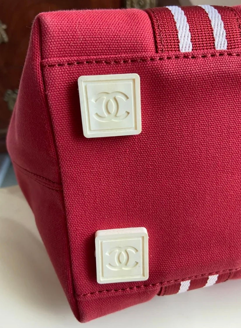 Thumbnail: Rare chanel tennis tote 