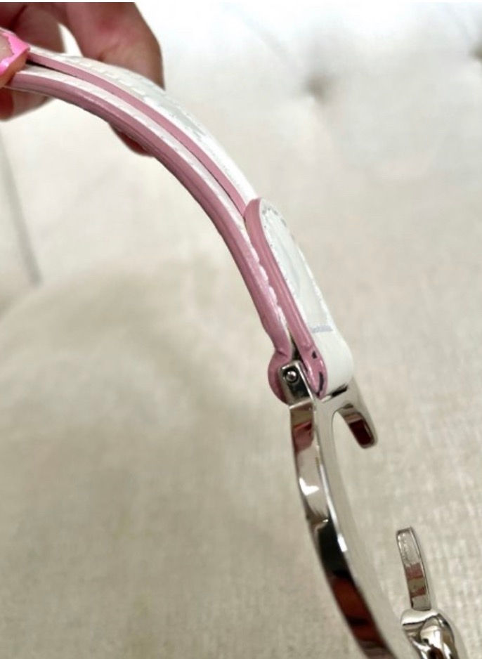 Thumbnail: Dior pink saddle bag 