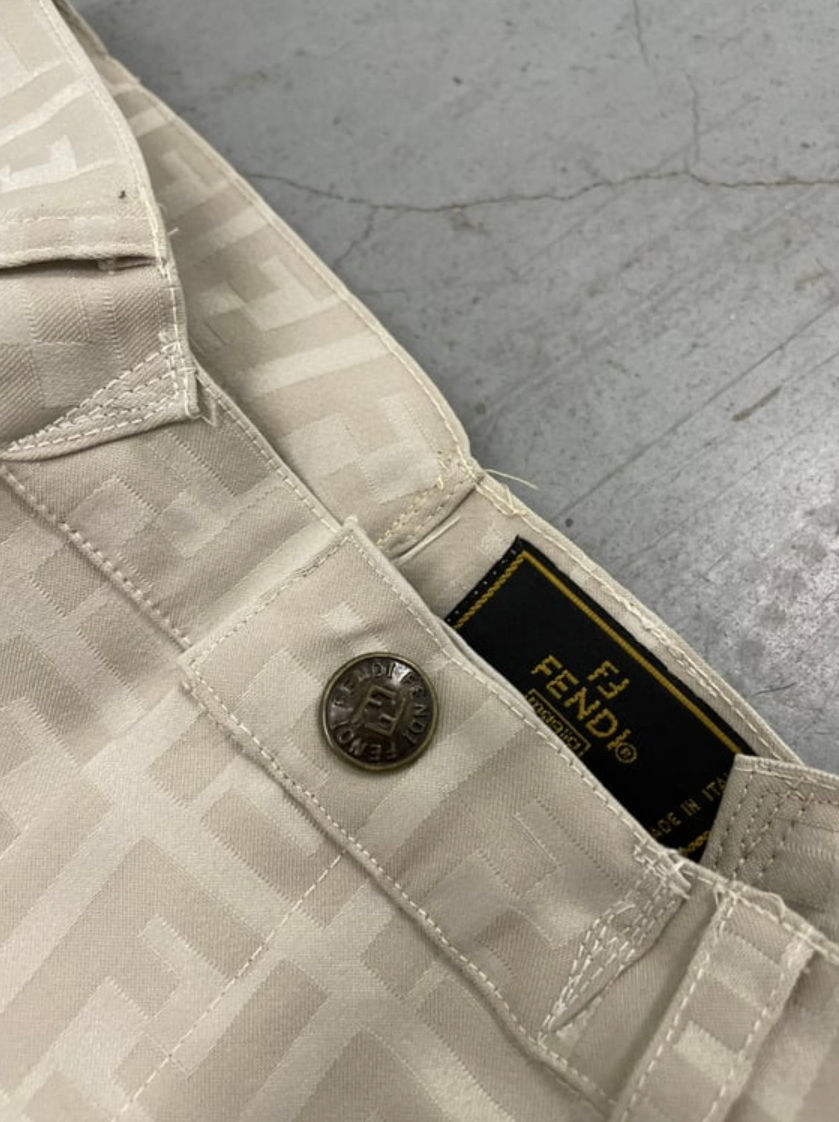 Thumbnail: Fendi Monogram Trousers
