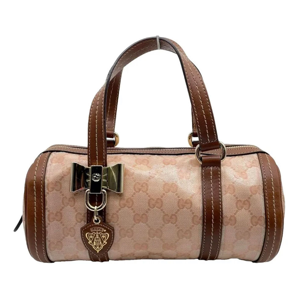 Gucci Duchessa Leather Boston Bag