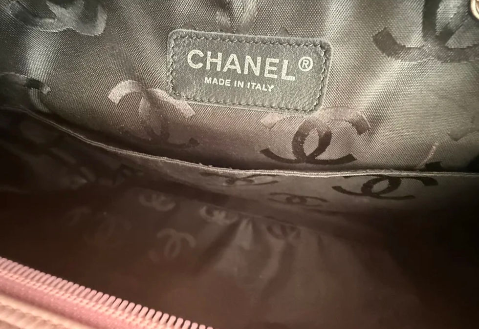 Thumbnail: Rare limited chanel Cambon Reporter Bag