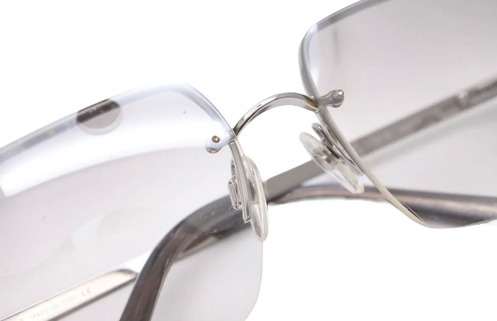 Thumbnail: Rare Chanel rhinestone sunglasses 