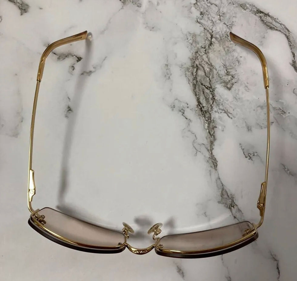 Thumbnail: Rare Chanel rhinestone sunglasses 