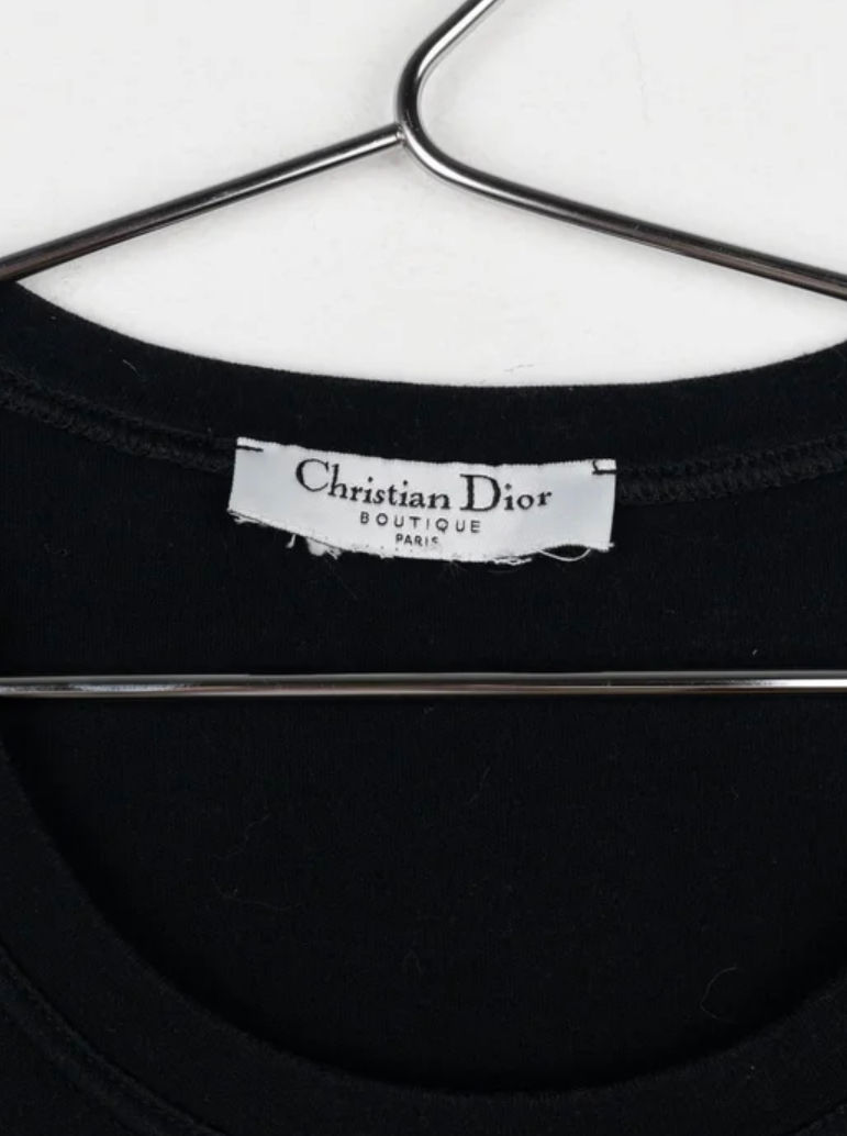 Thumbnail: Rare Dior Jadore  Pin Up Floral Lips Heart  T-Shirt  (M)