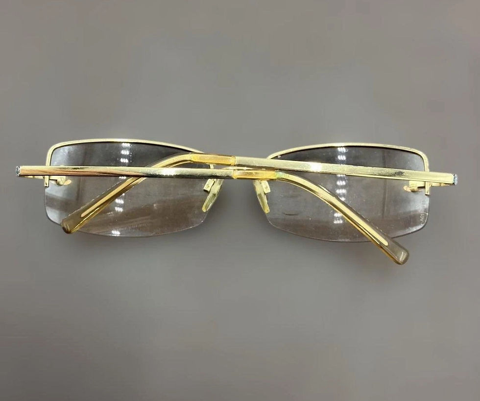 Thumbnail: Rare Chanel rhinestone sunglasses 