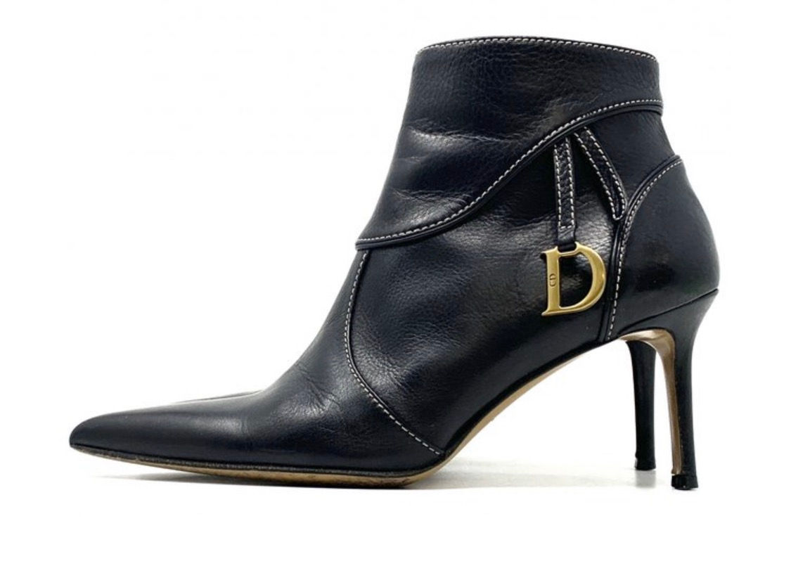 Dior leather ankle boots