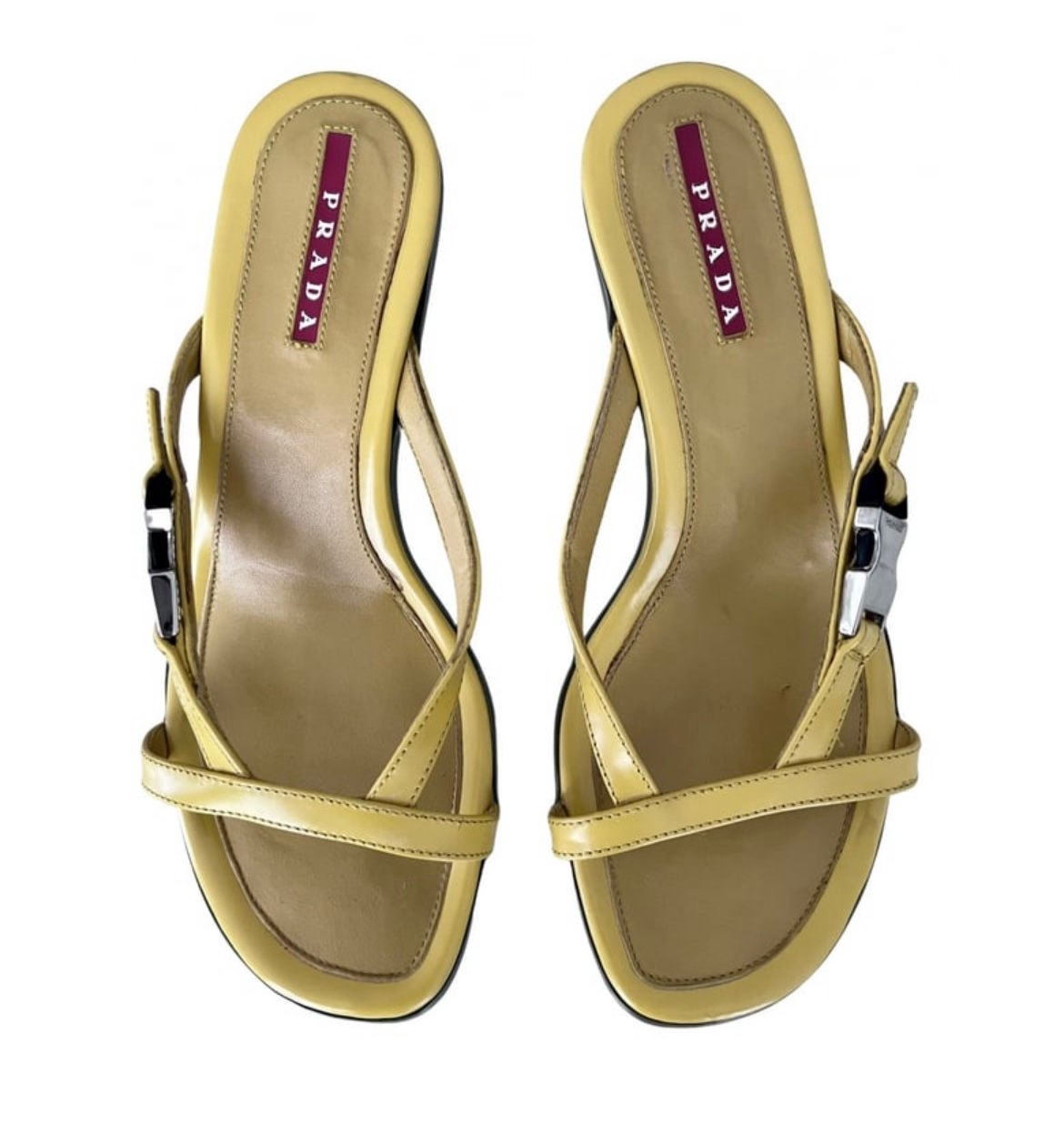 Prada yellow sandals (35&36 EU)