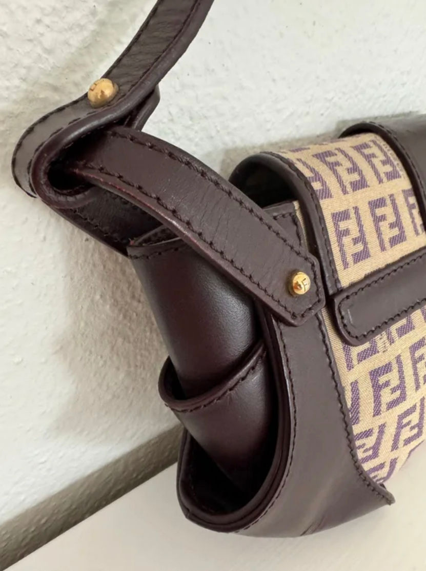 Thumbnail: Fendi Zucchino Baguette Cage 