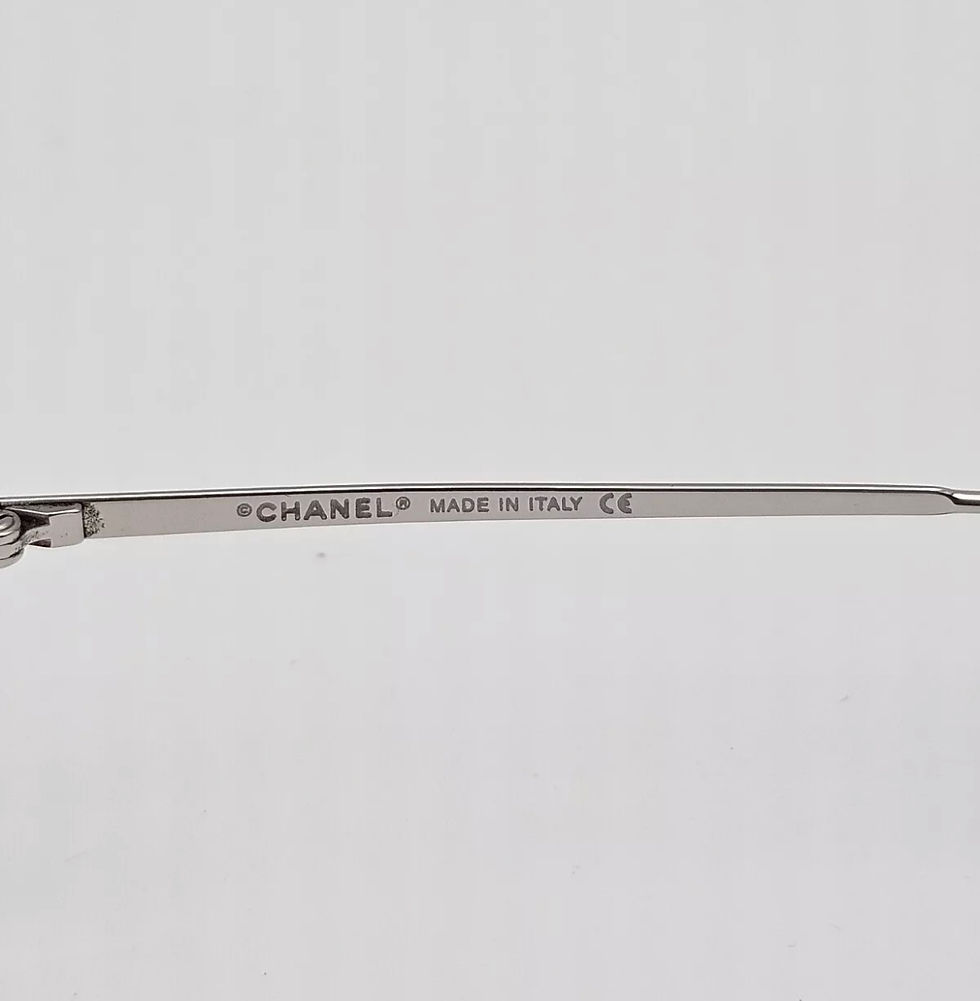 Thumbnail: Rare Chanel rhinestone sunglasses 
