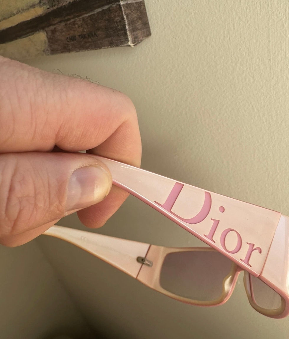 Thumbnail: Rare limited dior pink y2k sunglasses 