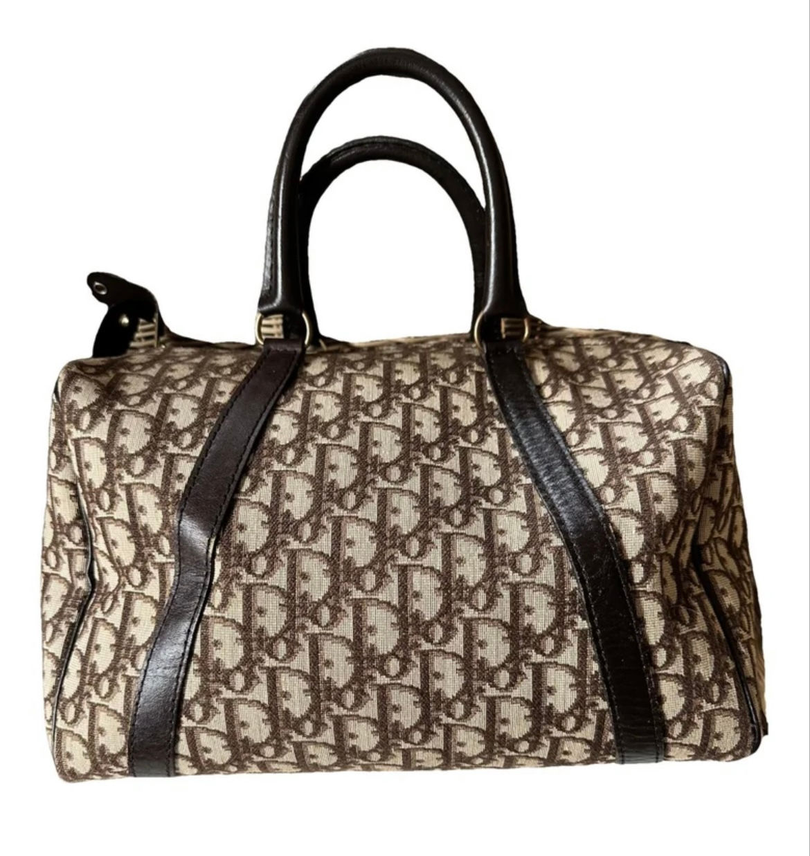 Dior monogram bowling bag