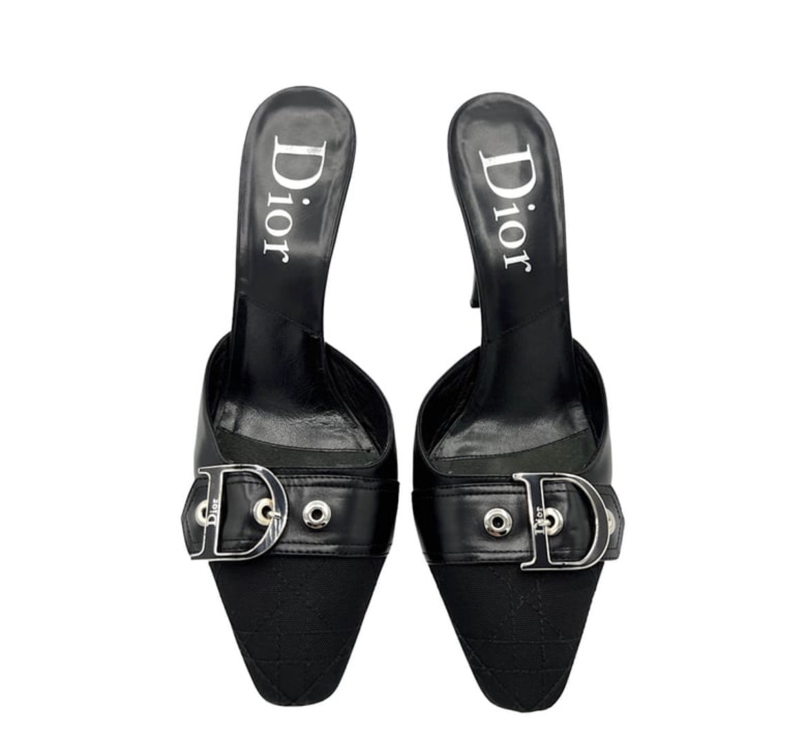 Dior Cannage Mules (39 eu)