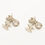 Thumbnail: Chanel Coco Mark Rhinestone Ribbon Earrings
