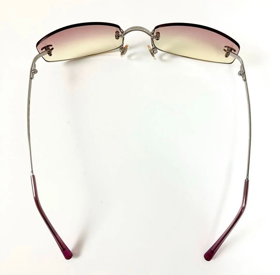 Thumbnail: Rare Chanel small sunglasses 