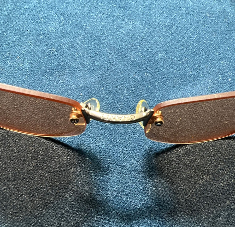 Thumbnail: Rare Chanel brown sunglasses 
