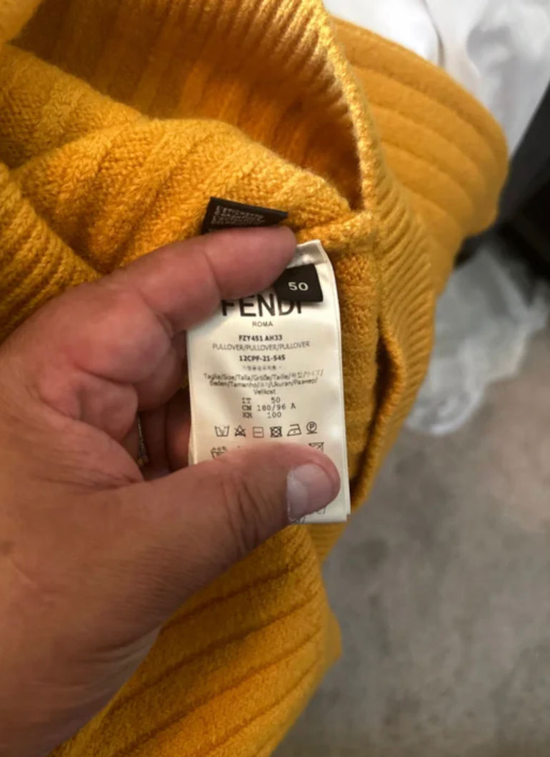 Thumbnail: Fendi wool sweatshirt (never worn) (L)