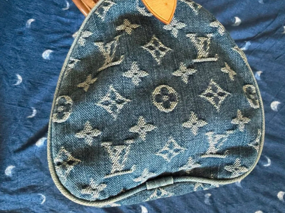 Thumbnail: Rare Louis Vuitton neo denim speedy 