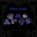 Miniature : Galaxy Crystal Forged Metal Dice – Fantasy Dice Sets by Love Smiths | DnD & RPG