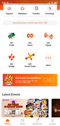 GIC App Interface