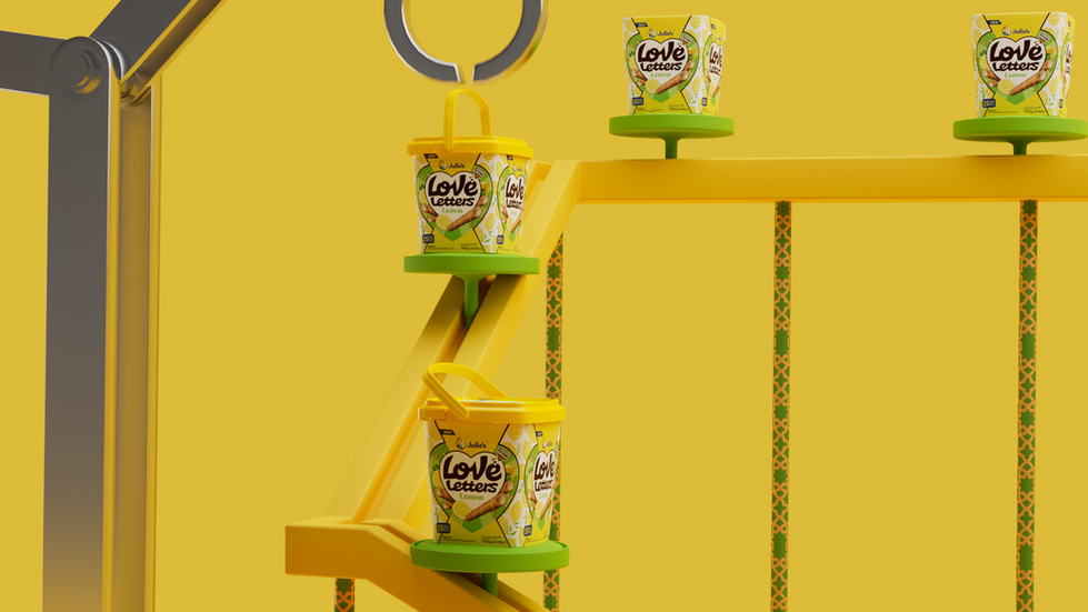 Julie's Love Letter Lemon 3D Animation Styleframe