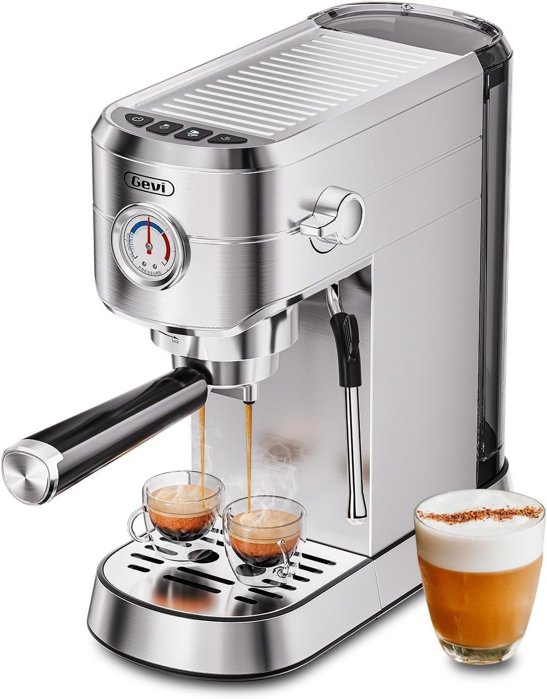 Gevi Commercial Espresso and Coffee Makers, Professional 20 Bar Espresso Maker .