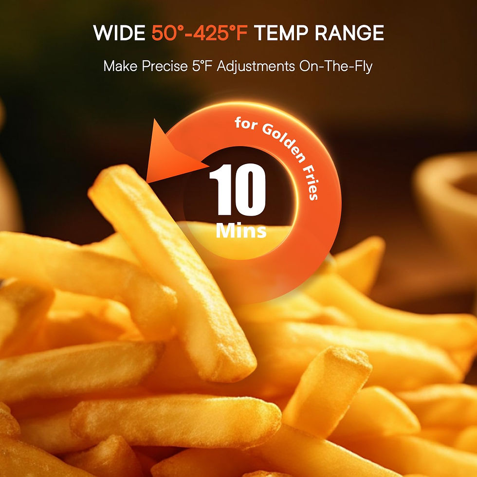 Thumbnail: Nuwave Brio 15.5Qt 10-IN-1 Air Fryer Rotisserie Oven, XL Family Size .