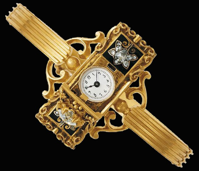 The first ever wristwatch, made by Patek in 1868