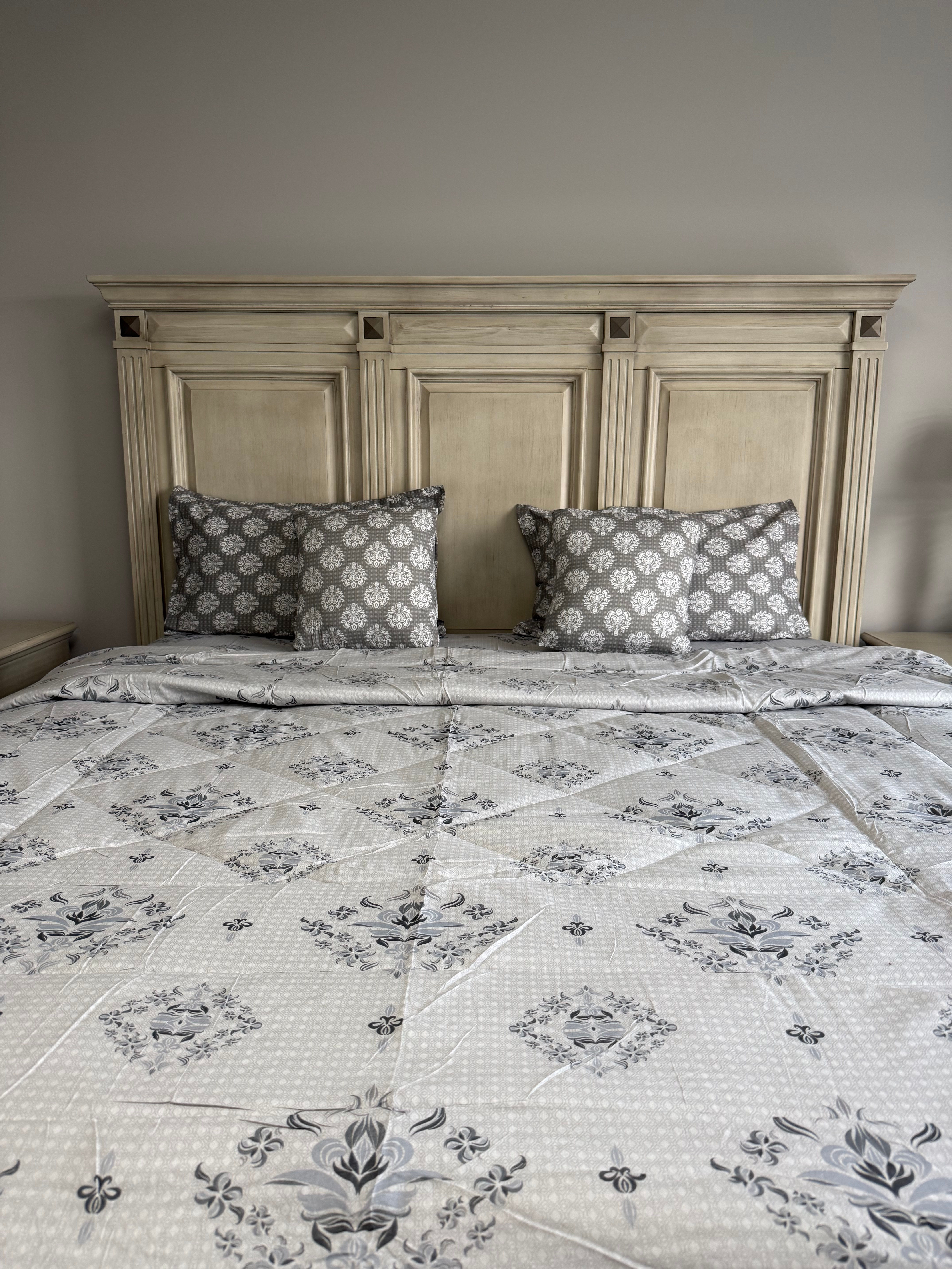 King Size 6-Piece Pure Cotton Summer Comforter Set
