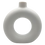 Thumbnail: Home Decor Donut Vase | Pampas Grass Vase | Ceramic Round Shaped 6 inch Vase