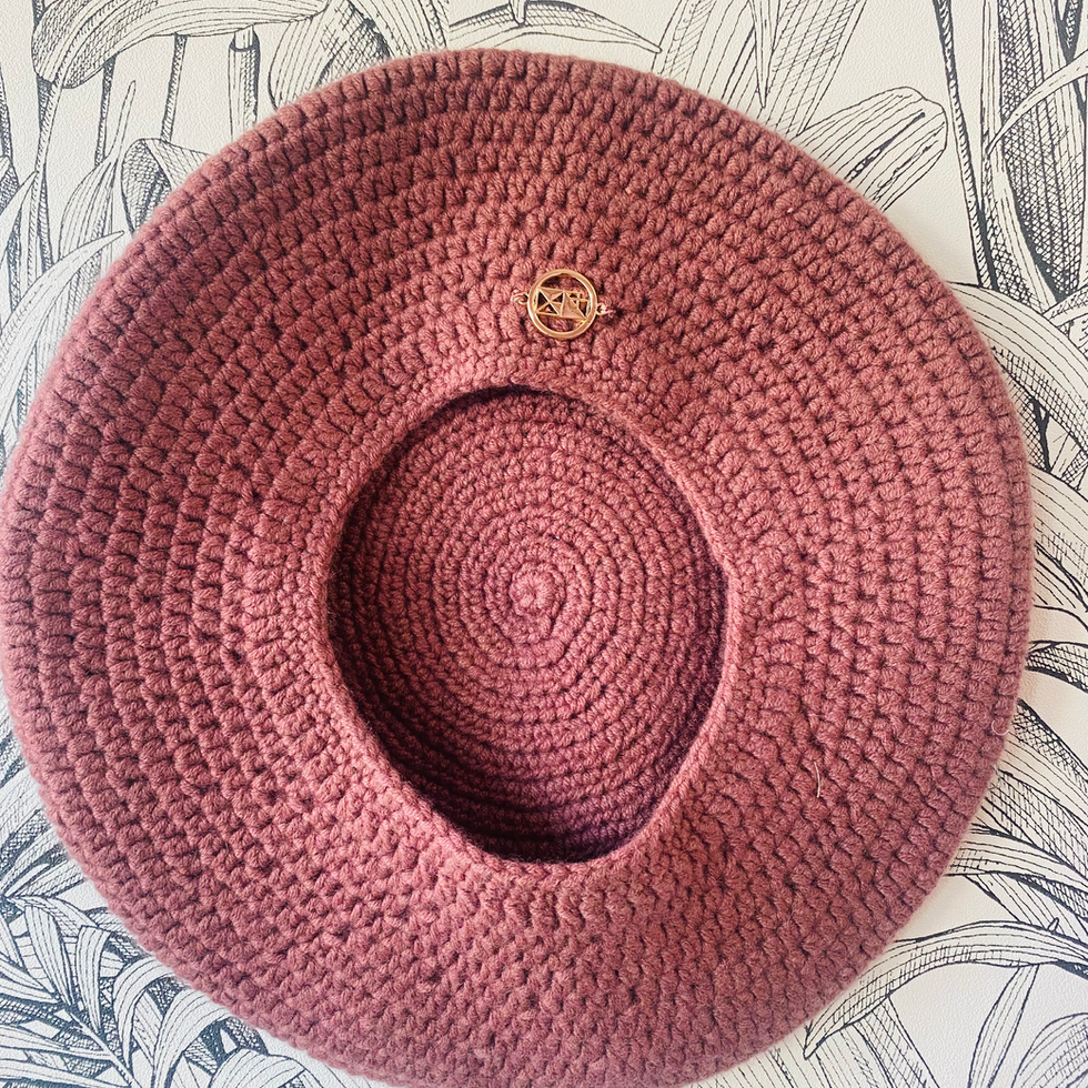 Basco fatto a mano in 100% Cashmere