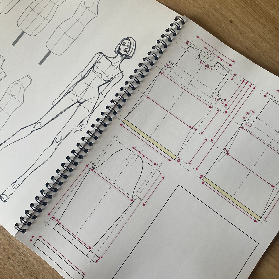 quaderno per la maglieria tecnica