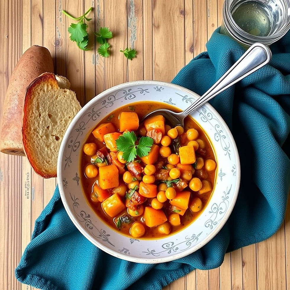 sweet potato and chickpea stew