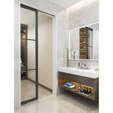 glass pocket door