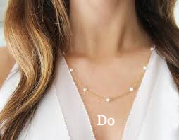 modern pearl necklace