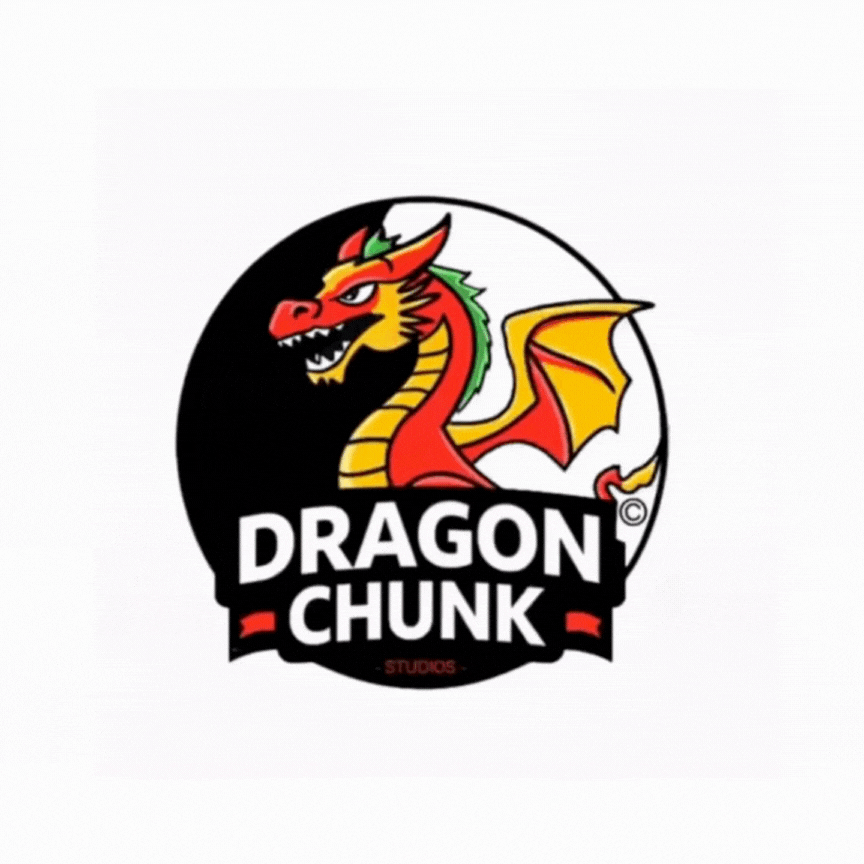 Animated Dragon Chunk Studios Logo