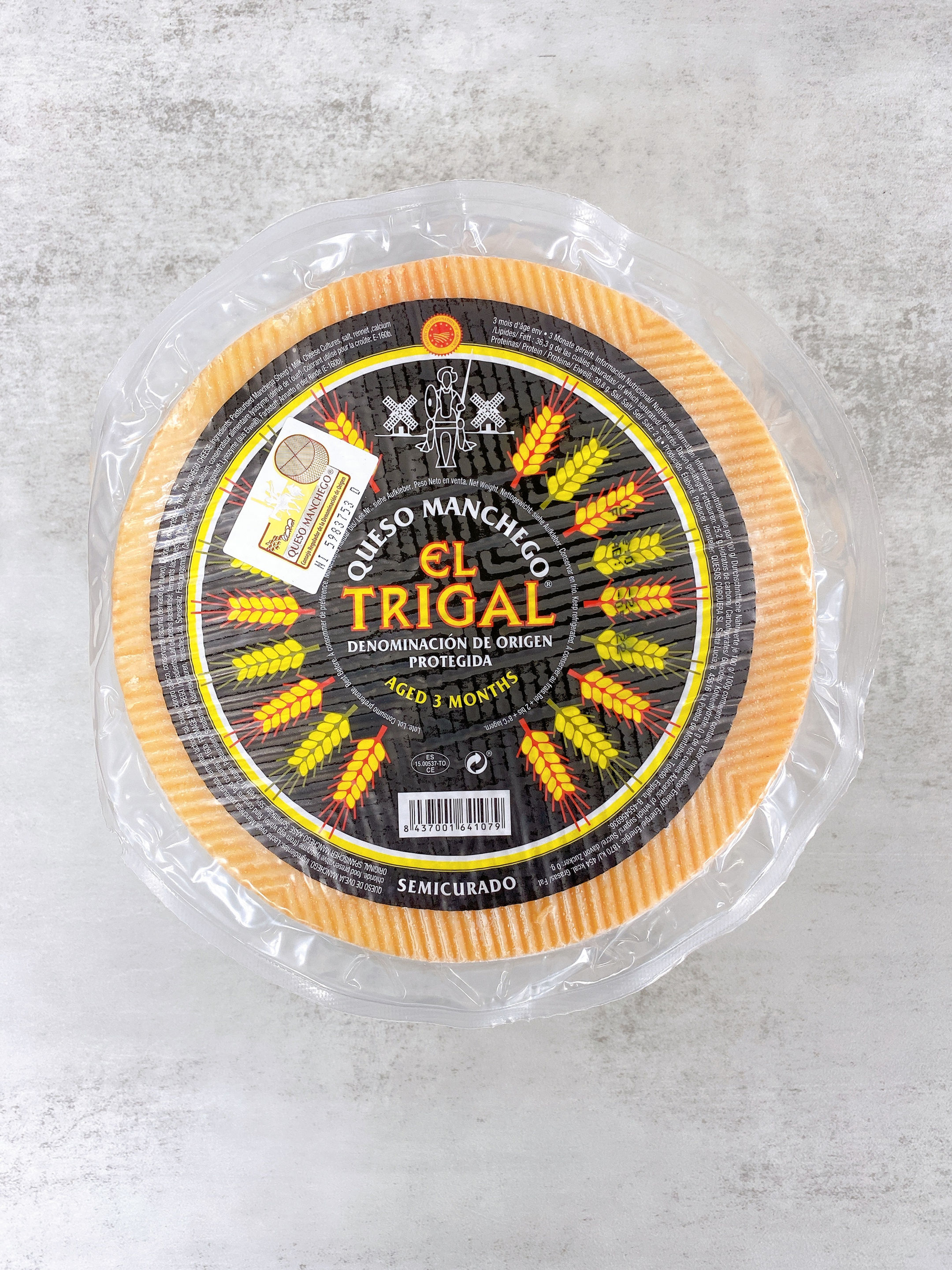 Semi Cured Manchego Cheese (Sheep Milk Cheese)