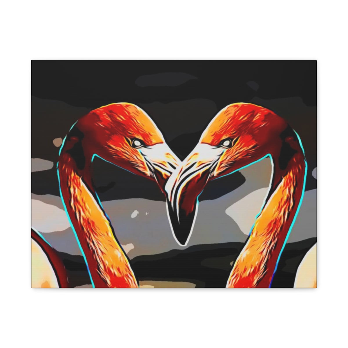 Flamingo Death Stare - Wine & Art Bar