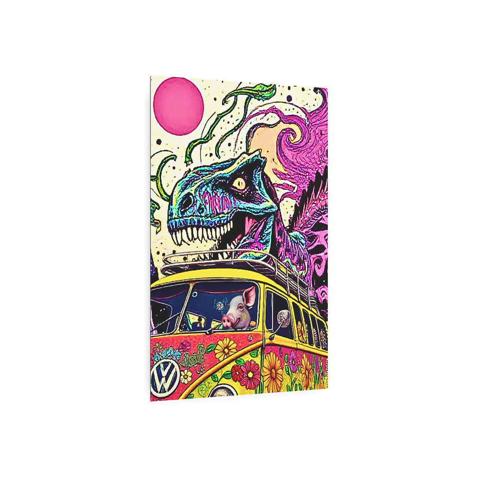 Thumbnail: T-Rex and the Hippy Van