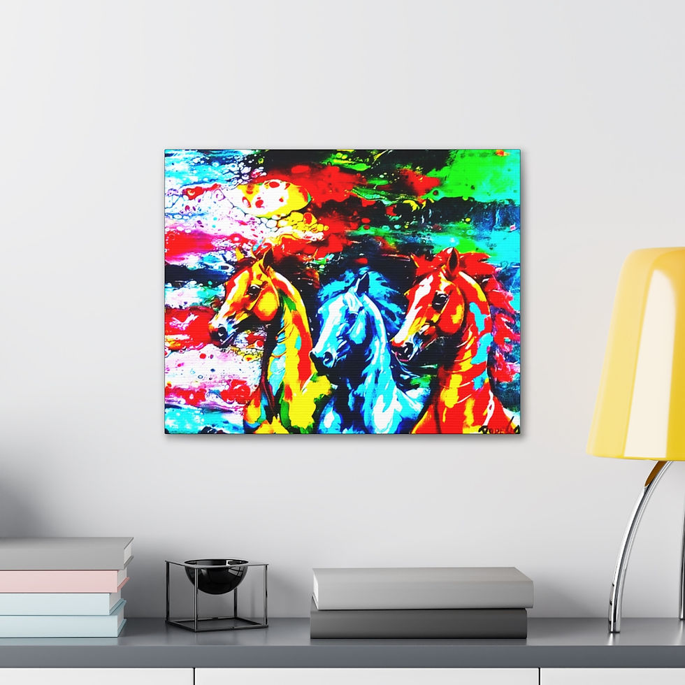 Thumbnail: Horses Running in the Surf - Dreaming Room