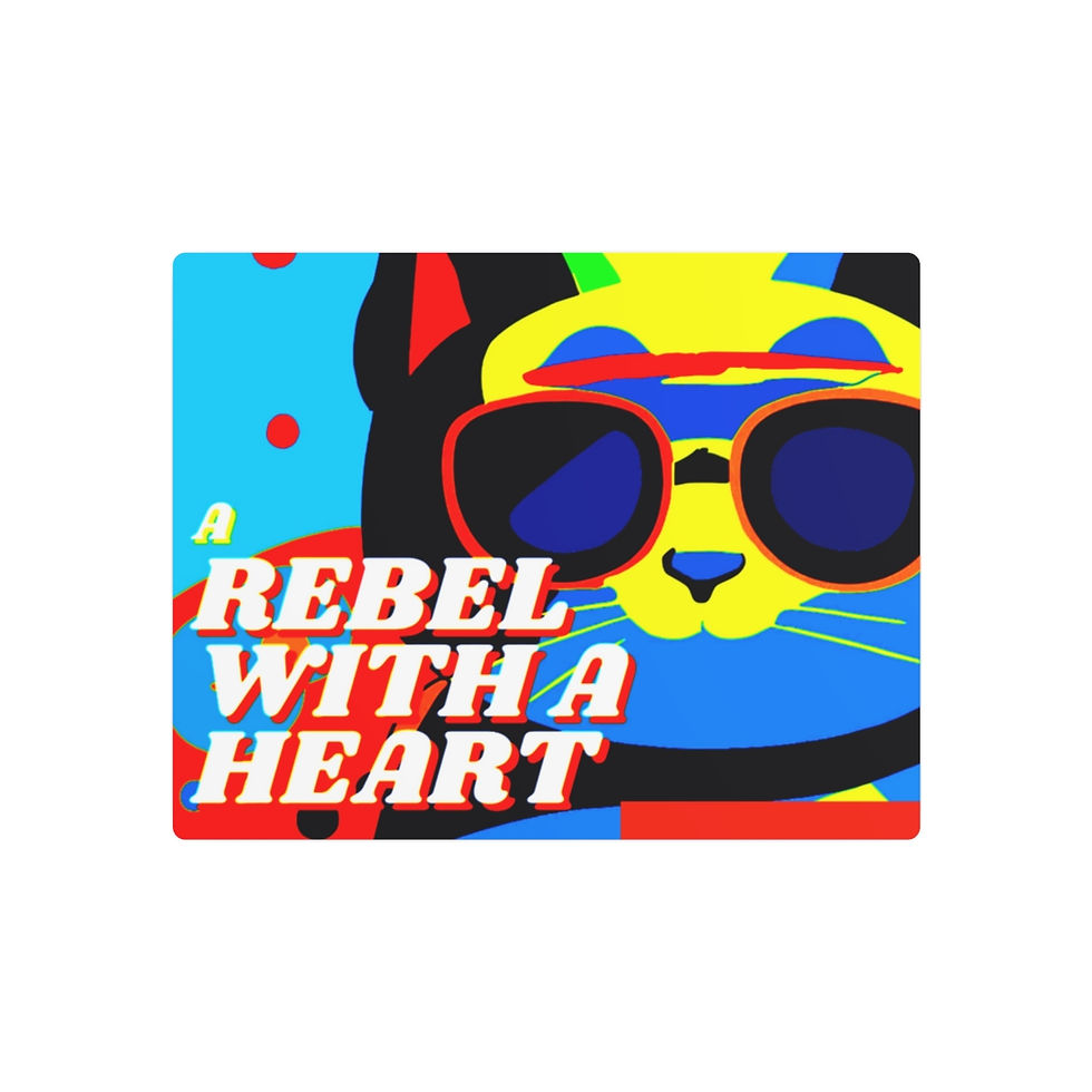 Thumbnail: Rebel with A Heart - Aluminum Art Companion to Video