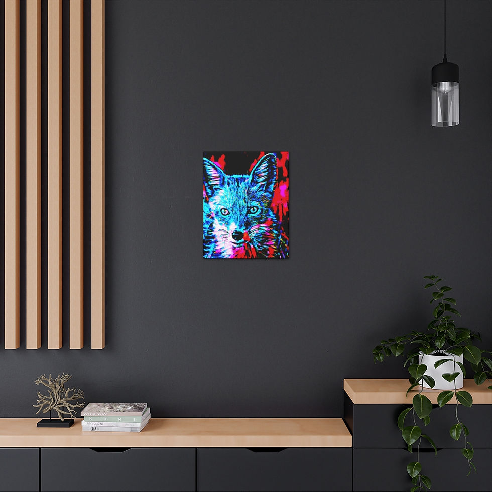 Thumbnail: Fox in Blue - Headshop Gallery Edition