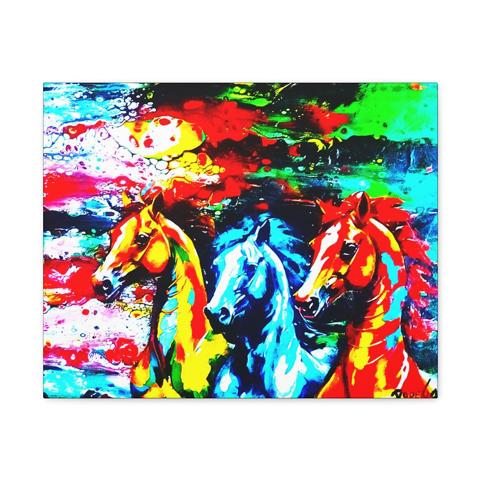 Thumbnail: Horses Running in the Surf - Dreaming Room