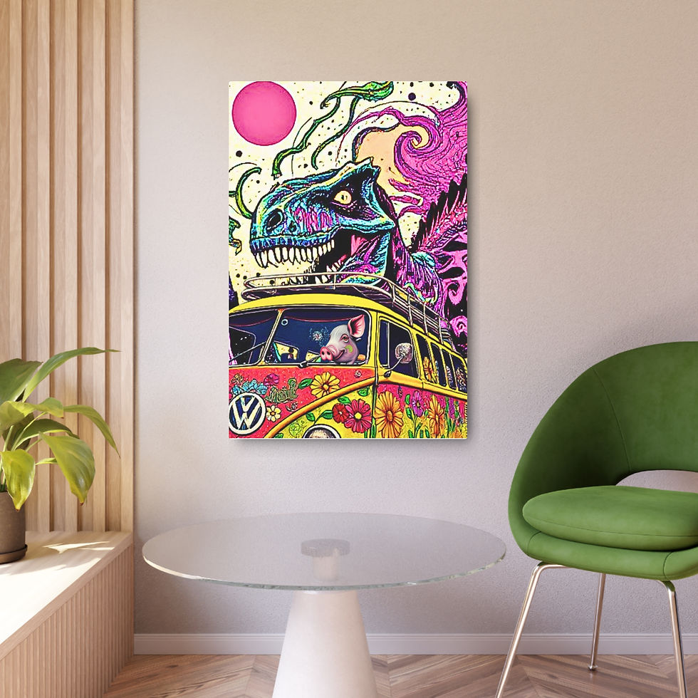 Thumbnail: T-Rex and the Hippy Van