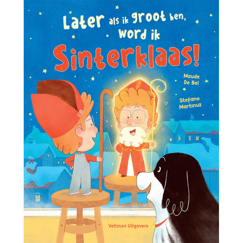 Jongen wil graag sinterklaas worden.