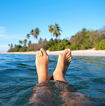 Feet in the Ocean
