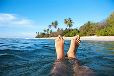Feet in the Ocean