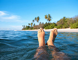 Feet in the Ocean