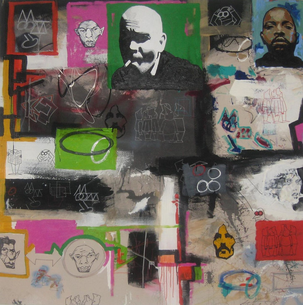 Sleepwalker, 72" x 72"